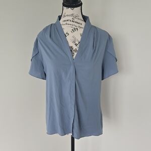 Calvin Klein Collection Light Blue Blouse
